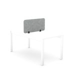 Desk Mtd Pet Screen 790X400Mm Grey