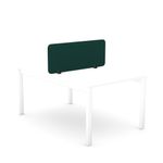 Desk Mtd Pet Screen 1190X400Mm Green