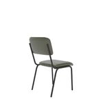 Culla Side Chair Pu Green/Black
