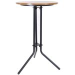 Trine Wooden Top High Table 1110Mm