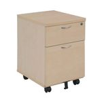 Jemini 2 Drw Mobile Pedestal Maple