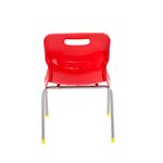 Titan 4 Leg Clsm Chair Red