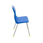 Titan 4 Leg Clsm Chair Blue