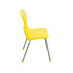 Titan 4 Leg Clsm Chair Yellow