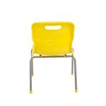 Titan 4 Leg Clsm Chair Yellow