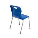 Titan 4 Leg Clsm Chair Blue