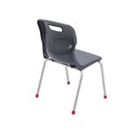 Titan 4 Leg Clsm Chair Charcoal