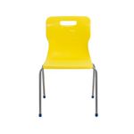 Titan 4 Leg Clsm Chair Yellow