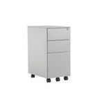 Jemini 3 Drw Mobile Pedestal Silver