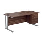 Jemini 3 Drw Fixed Ped D/Wal