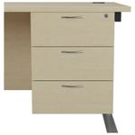 Jemini 3 Drw Fixed Ped Maple