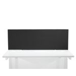 First Desk Mtd Screen 1200X400 Blk