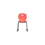 Titan Arc Mob 4 Leg Chair Coral