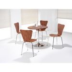 Jemini Picasso Wooden Chair Walnut