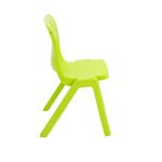 Titan One Piece Clsm Chair Lime