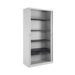 Talos Side Opening Tambour Unit Grey