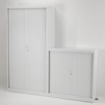 Talos Side Opening Tambour Unit Wht
