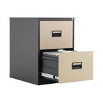 Talos 2 Drw Filing Cab Coffee Cream