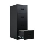 Talos 4 Drw Filing Cab Black