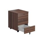 Jemini 3 Drw Mob Ped Walnut