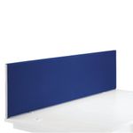 Jemini Straight Mtd Desk Screen Blue