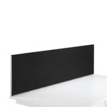 Jemini Straight Mtd Desk Screen Blk