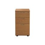 Jemini 3 Drw Desk High Pedestal Noak