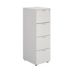 First 4 Drw Filing Cab White