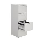 First 4 Drw Filing Cab White