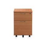 First 2 Drawer Mobile Pedestal Beech