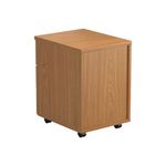 First 3Drw Mobile Pedestal Nova Oak