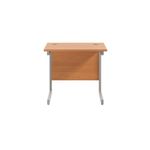 Jemini Single Rect Desk 800 Beech