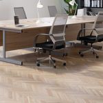 Jemini Single Rect Desk 800 Maple
