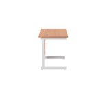 Jemini Single Rect Desk 800 Beech