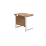 Jemini Single Rect Desk 800 N/Oak