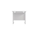 Jemini Single Rect Desk 800 White