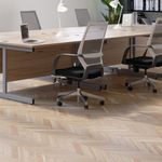 Jemini Rect Desk 1200 D/Wal/Slv