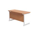 Jemini Rect Desk 1200 Beech/White
