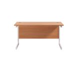Jemini Rect Desk 1200 Beech/White