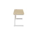 Jemini Rect Desk 1200 Maple/White