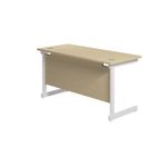 Jemini Rect Desk 1200 Maple/White