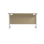 Jemini Rect Desk 1200 Maple/White