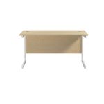 Jemini Rect Desk 1200 Maple/White