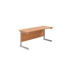Jemini Single Rect Desk 1600 Beech