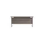 Jemini Single Rect Desk 1600 G/Oak