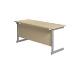 Jemini Single Rect Desk 1600 Maple