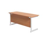 Jemini Single Rect Desk 1600 Beech