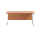 Jemini Single Rect Desk 1600 Beech