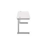 Jemini Single Rect Desk 1800 White
