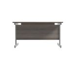 Jemini Rect Desk 1200 G/Oak/Silver